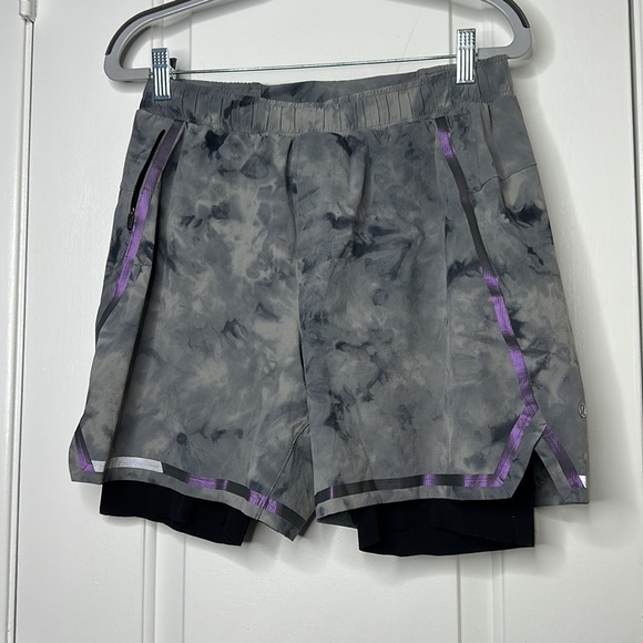 COPY - Lululemon Men’s Surge Short size Medium Tidal Dye Baltic Grey Element li… - Picture 1 of 8
